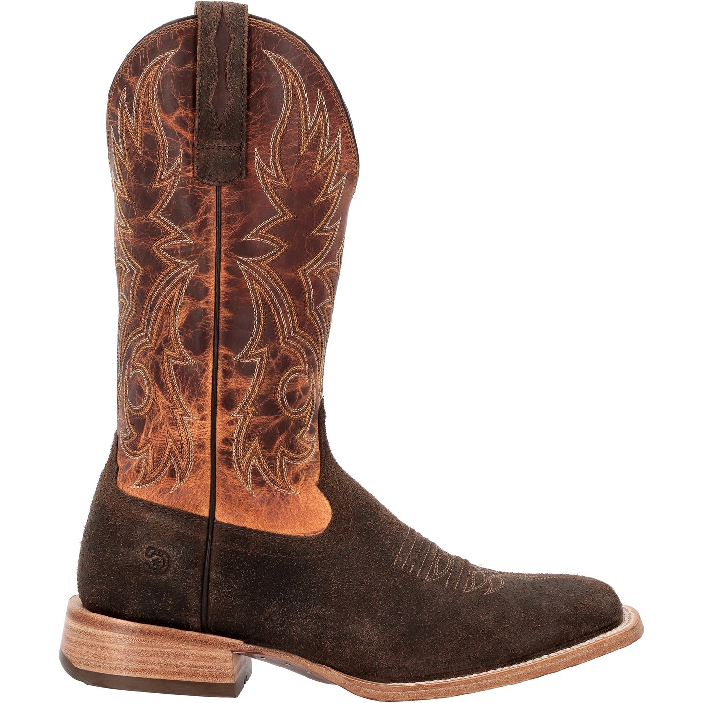 Durango Men's Embroidered Dark Brown Western Boot DDB0513