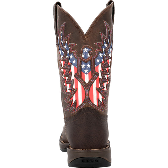 Durango Men's Rebel™ American Graphic Ultra-Lite Brown Western Boot DDB0519