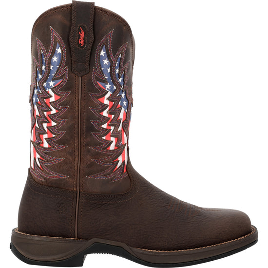 Durango Men's Rebel™ American Graphic Ultra-Lite Brown Western Boot DDB0519