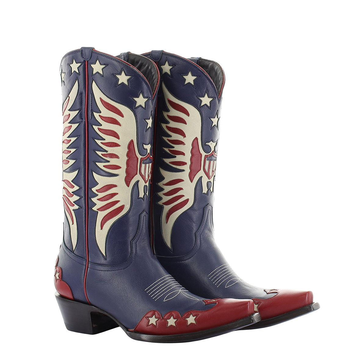 Double D Ranch Ladies Highflier Blue 12" Western Boot DDL1085-1