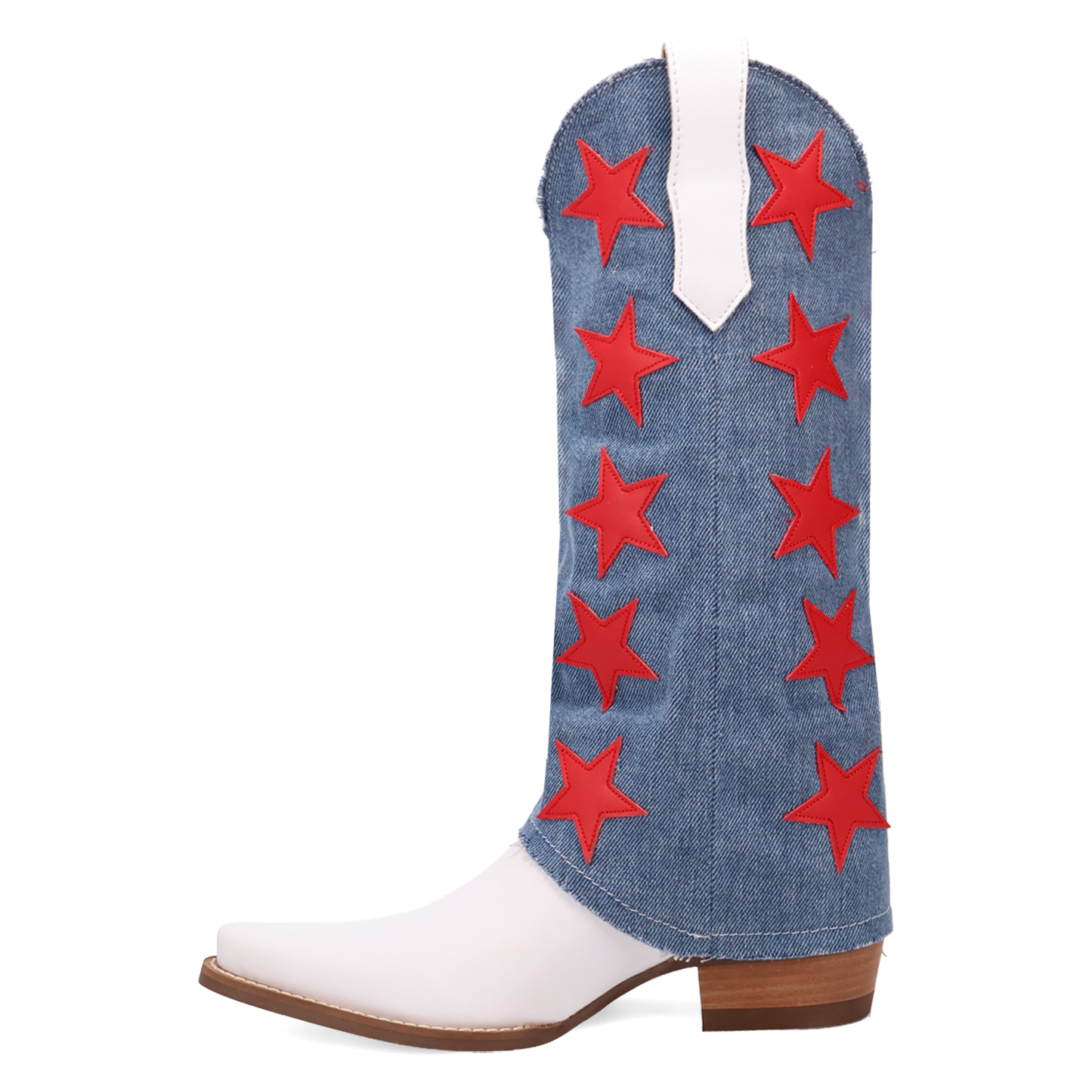 Dingo Ladies Glory Days White Leather Boot DI1776-MU