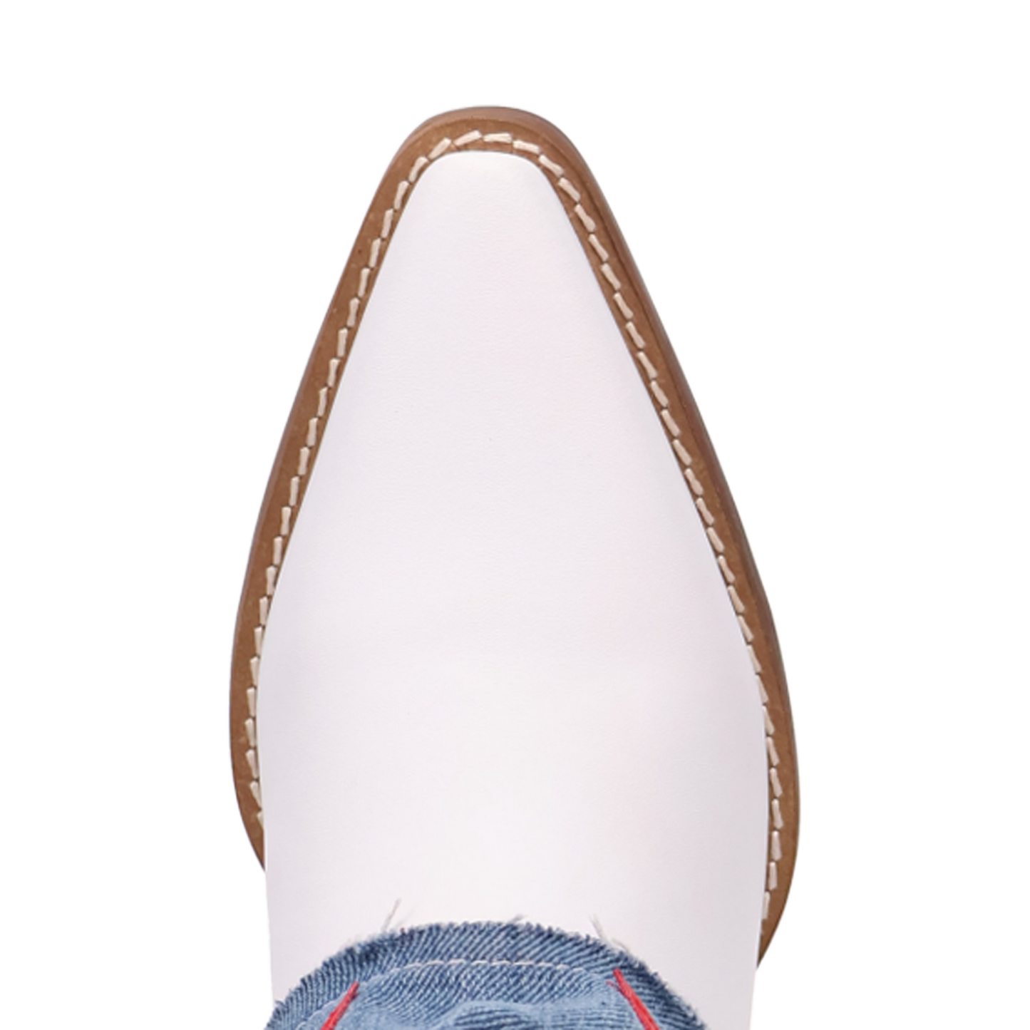 Dingo Ladies Glory Days White Leather Boot DI1776-MU