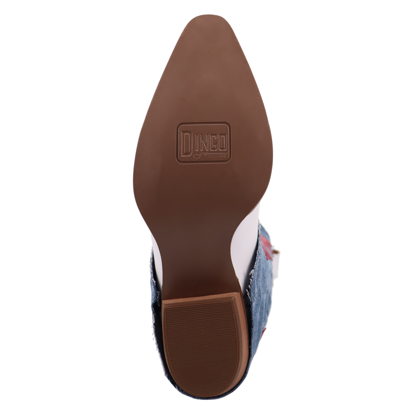 Dingo Ladies Glory Days White Leather Boot DI1776-MU