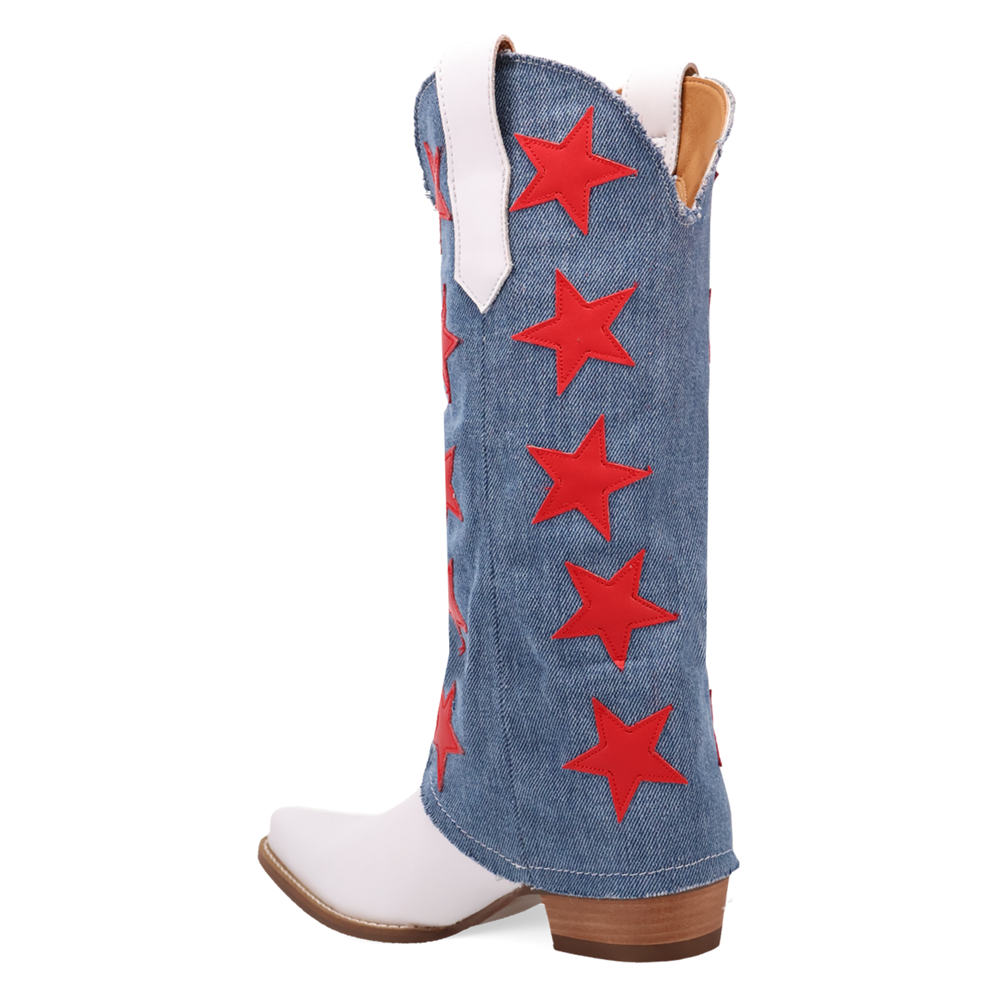 Dingo Ladies Glory Days White Leather Boot DI1776-MU