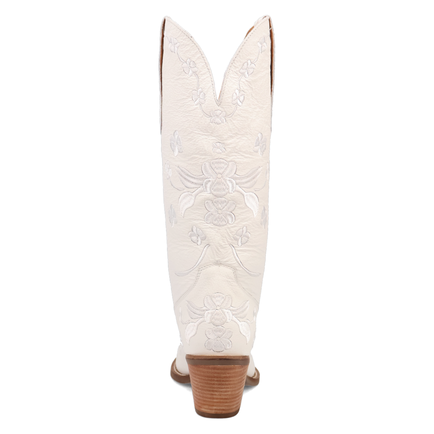 Dingo Ladies Love Bug White Leather Boots DI2182-WH