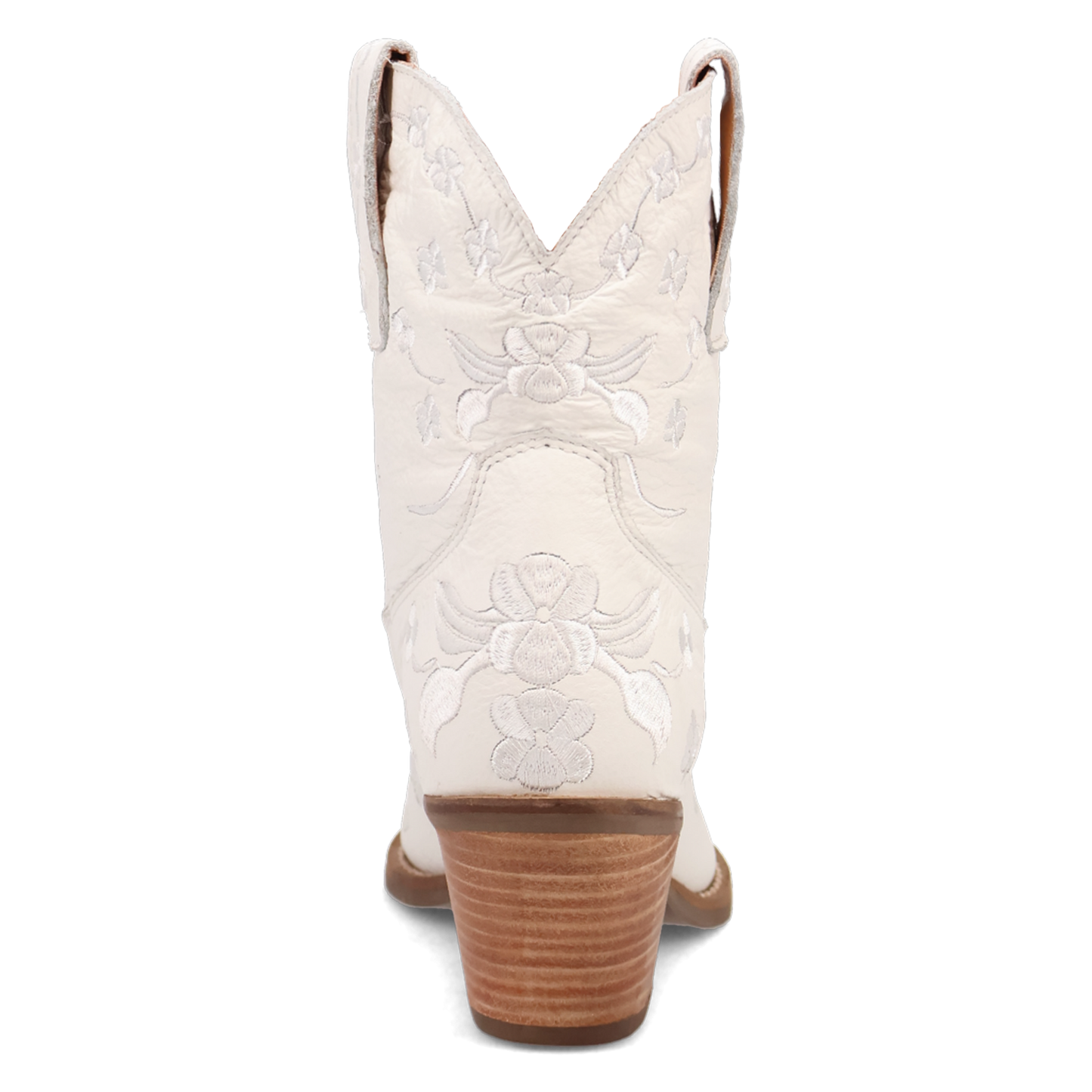 Dingo Ladies Sweetheart White Leather Booties DI2183-WH