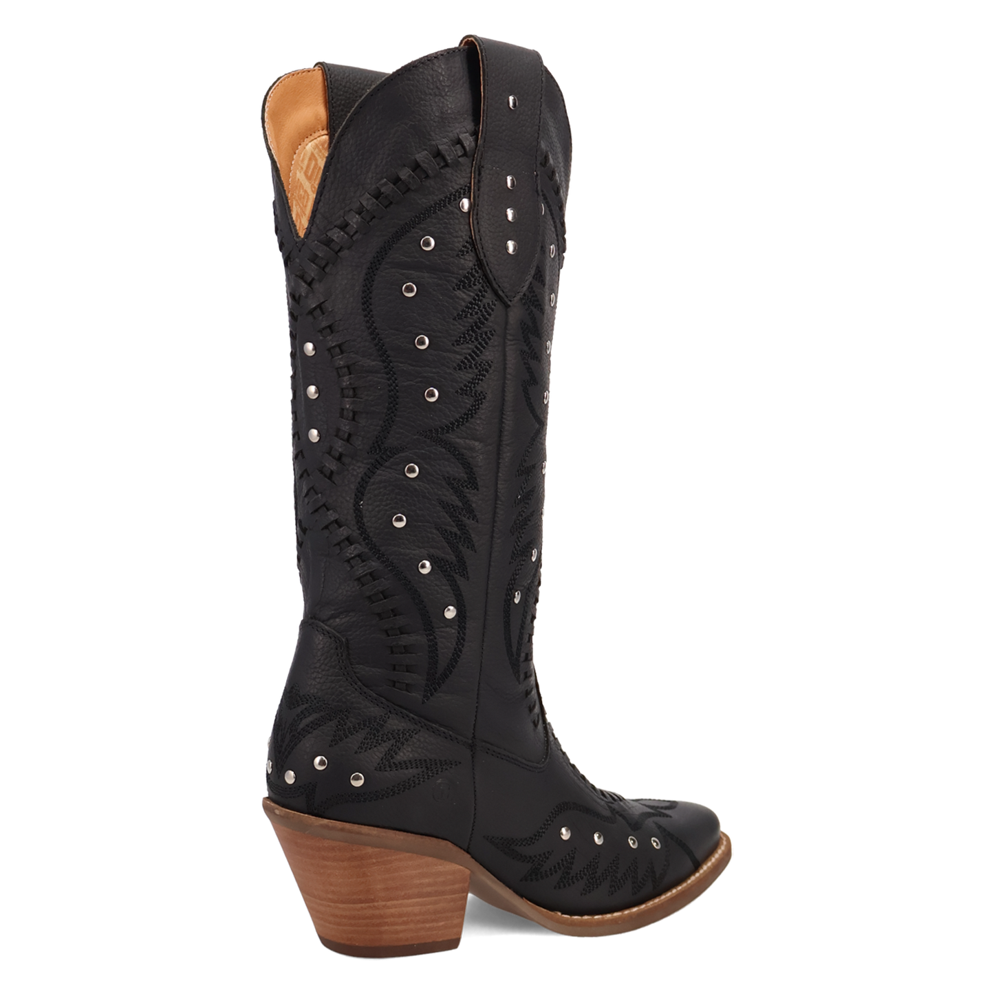 Dingo Ladies Pretty 'N Pink B-Lace Black Western Tall Boots DI2220-BK Dingo Ladies Pretty 'N Pink B-Lace Black Western Tall Boots DI2220-BK
