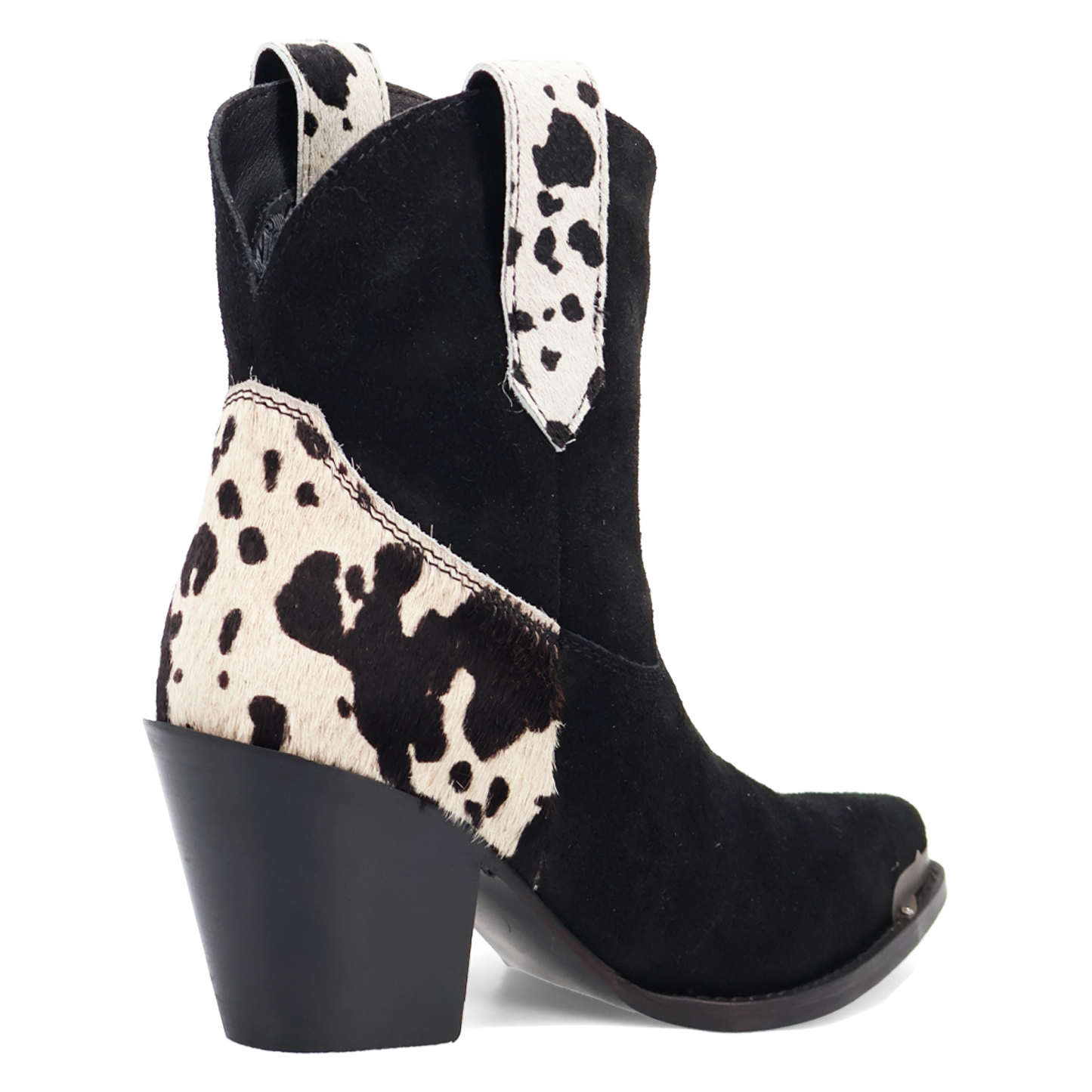 Dingo Ladies Texas Charm Black Suede Leather Bootie DI2399-BK