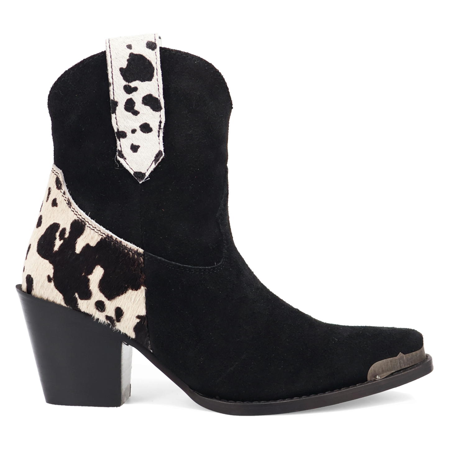 Dingo Ladies Texas Charm Black Suede Leather Bootie DI2399-BK