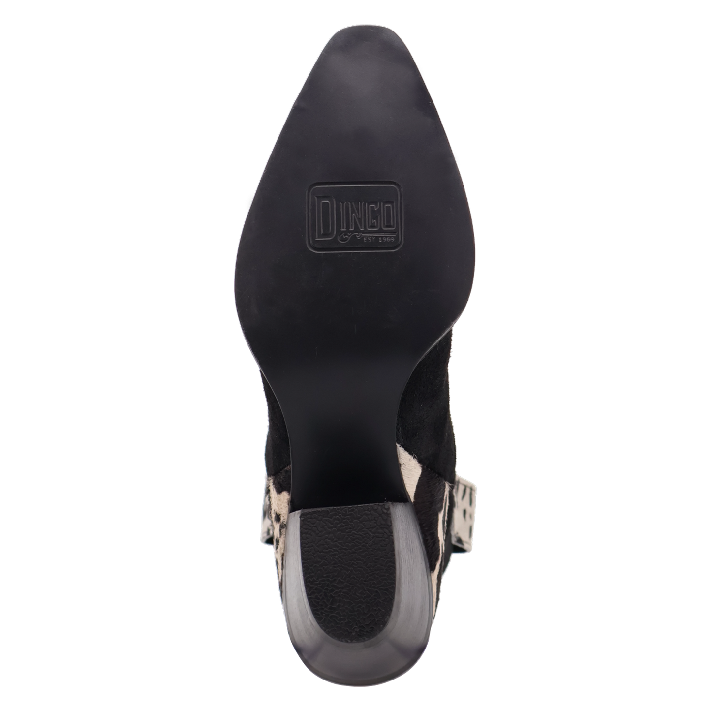 Dingo Ladies Texas Charm Black Suede Leather Bootie DI2399-BK