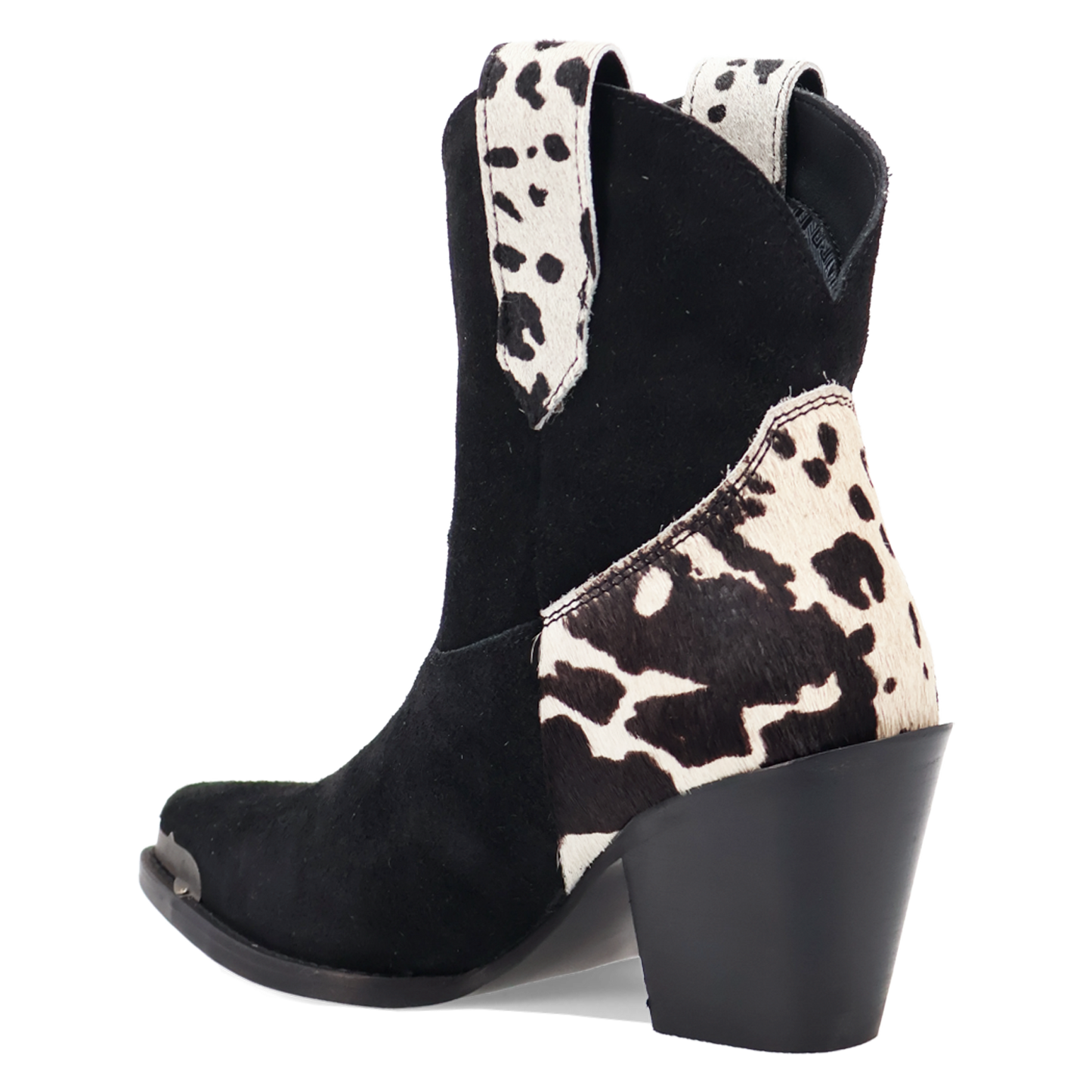 Dingo Ladies Texas Charm Black Suede Leather Bootie DI2399-BK