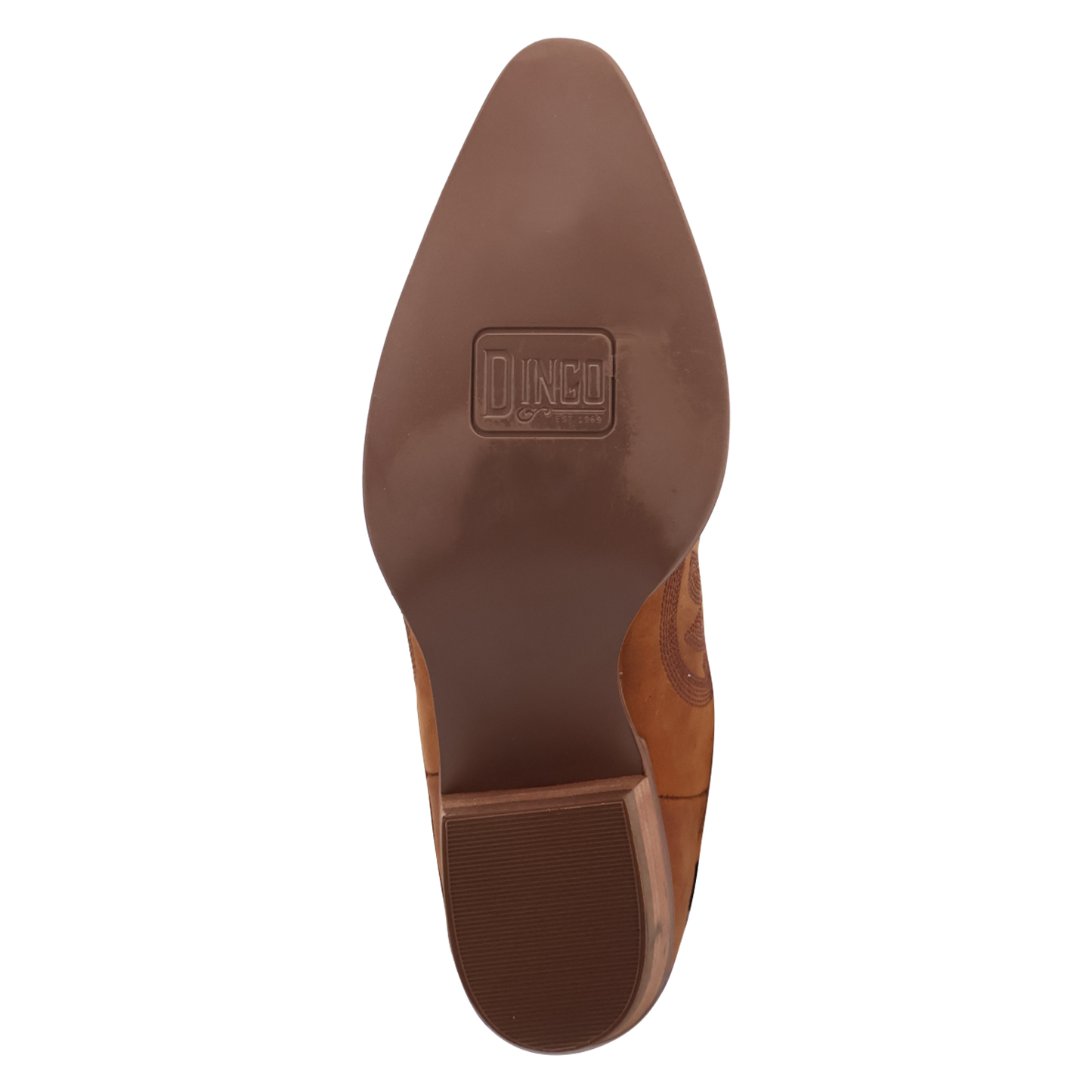 Dingo Ladies Walk West Brown Leather Fringe Tall Western Boot DI2450-BN