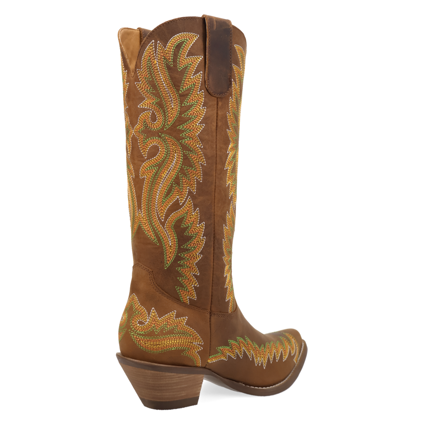 Dingo Ladies Lantana Brown Leather Western Boot DI2455-BN