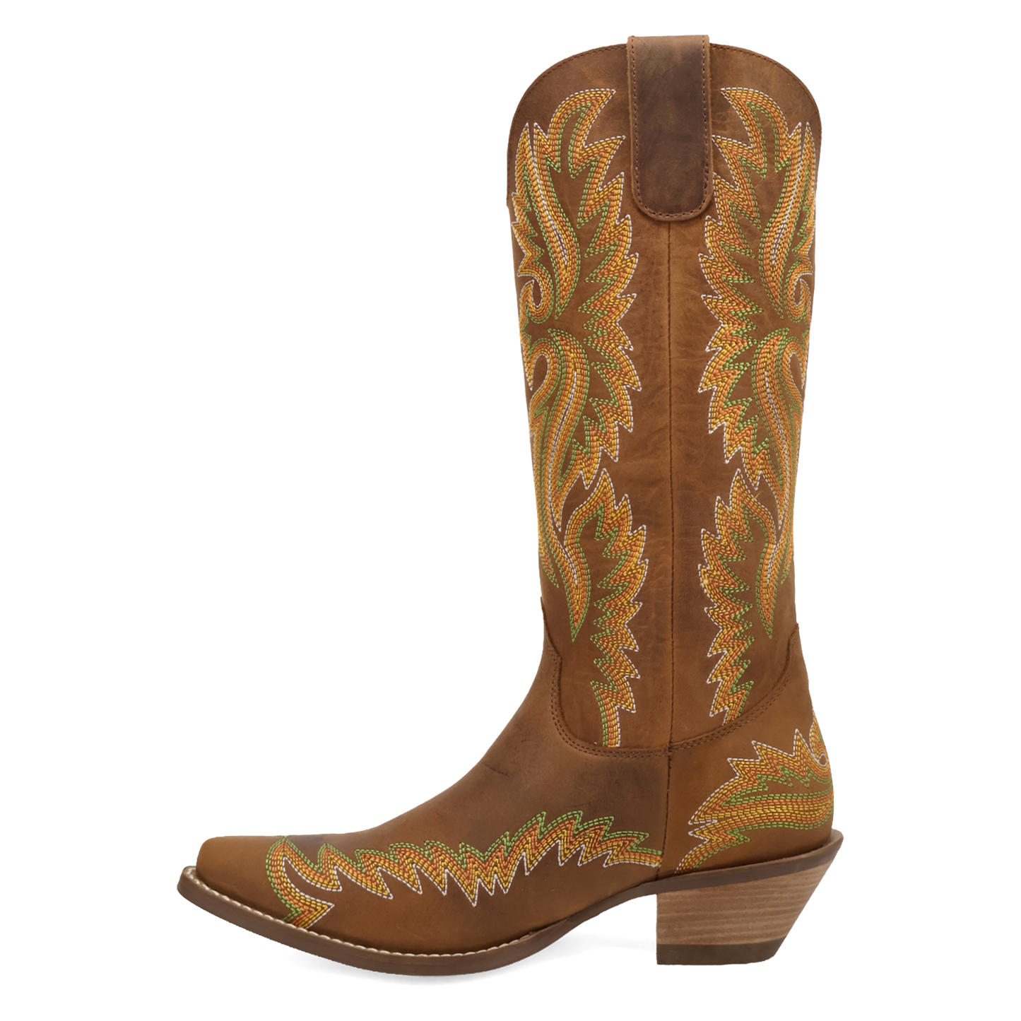 Dingo Ladies Lantana Brown Leather Western Boot DI2455-BN