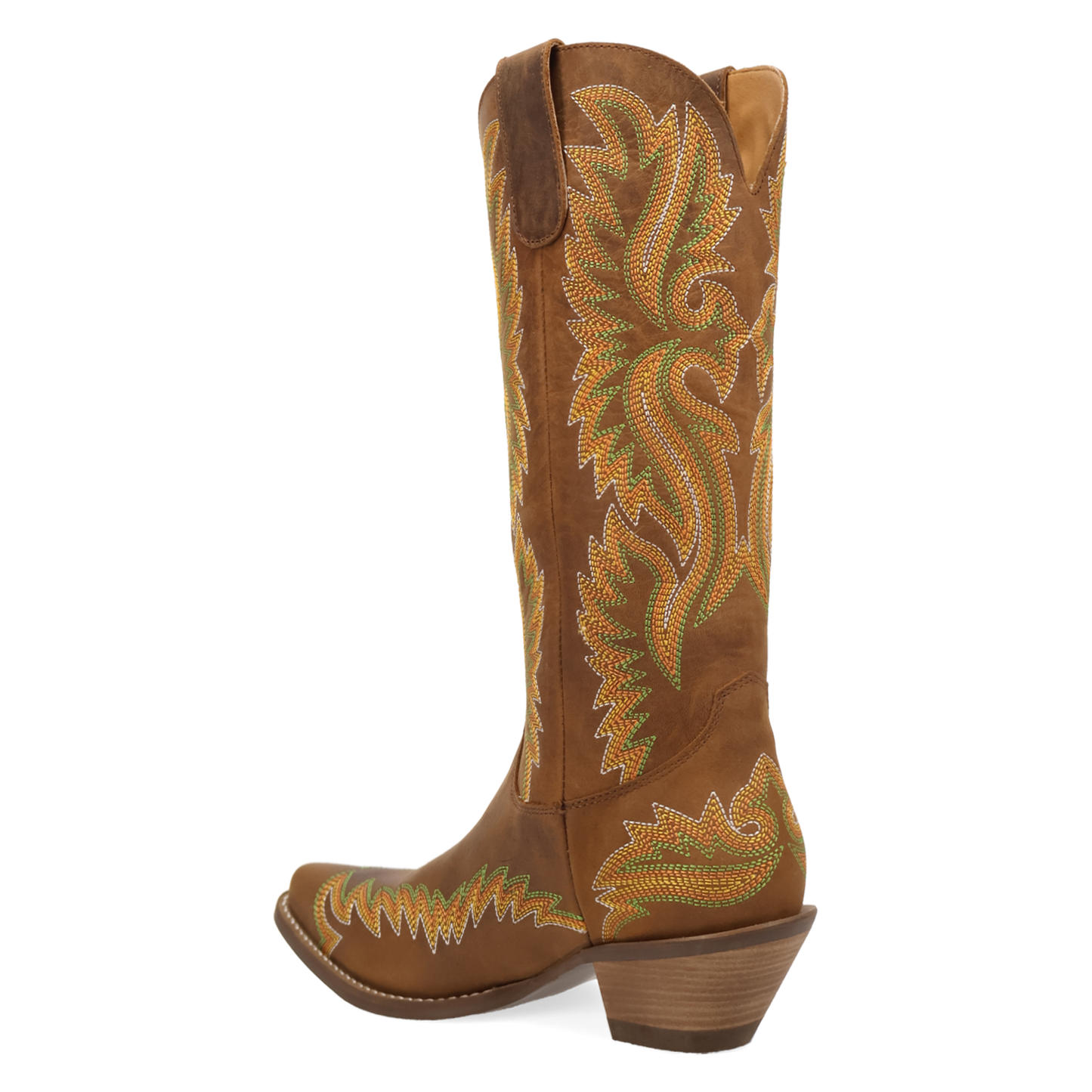 Dingo Ladies Lantana Brown Leather Western Boot DI2455-BN