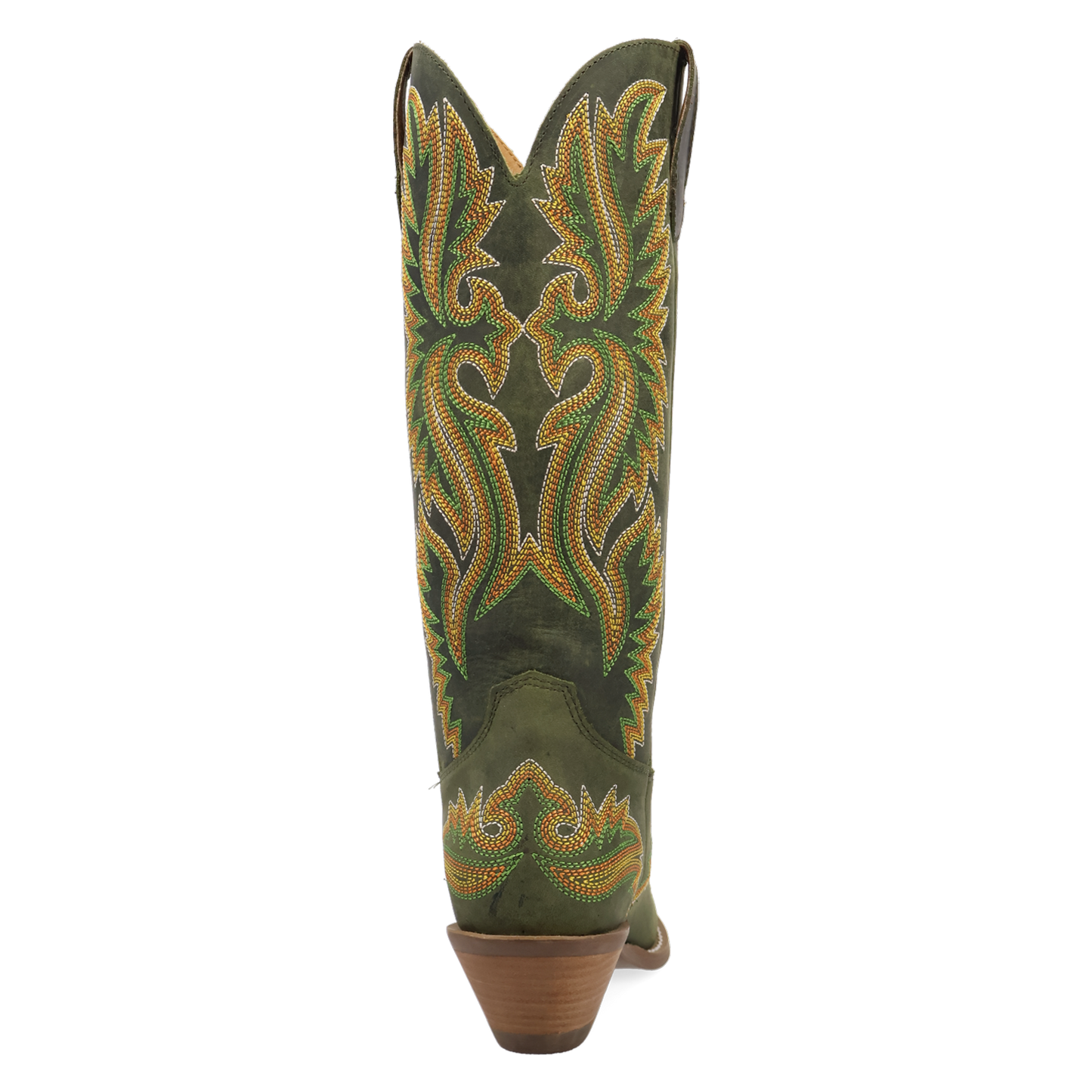 Dingo Ladies Lantana Olive Green Leather Western Boot DI2455-GN2
