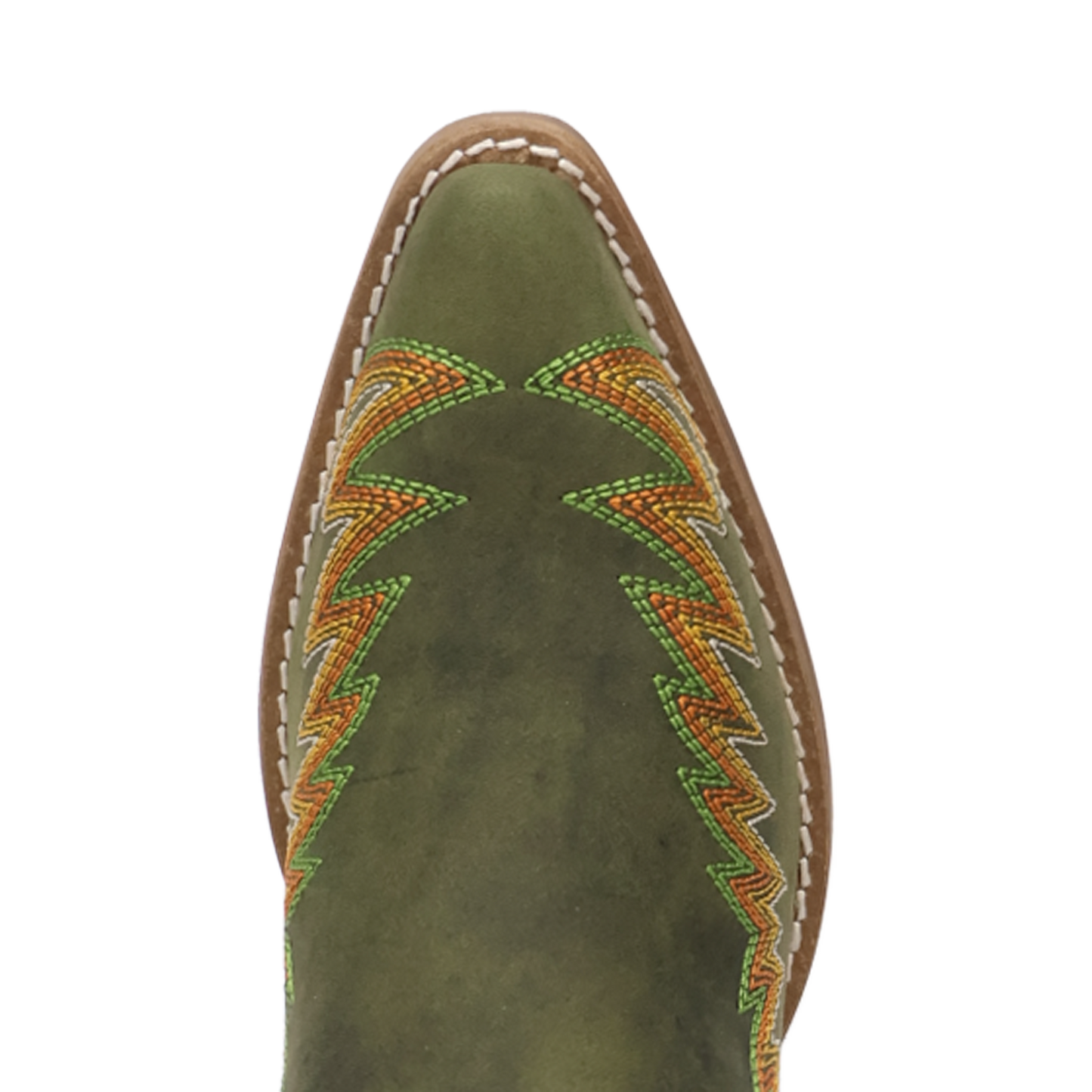 Dingo Ladies Lantana Olive Green Leather Western Boot DI2455-GN2