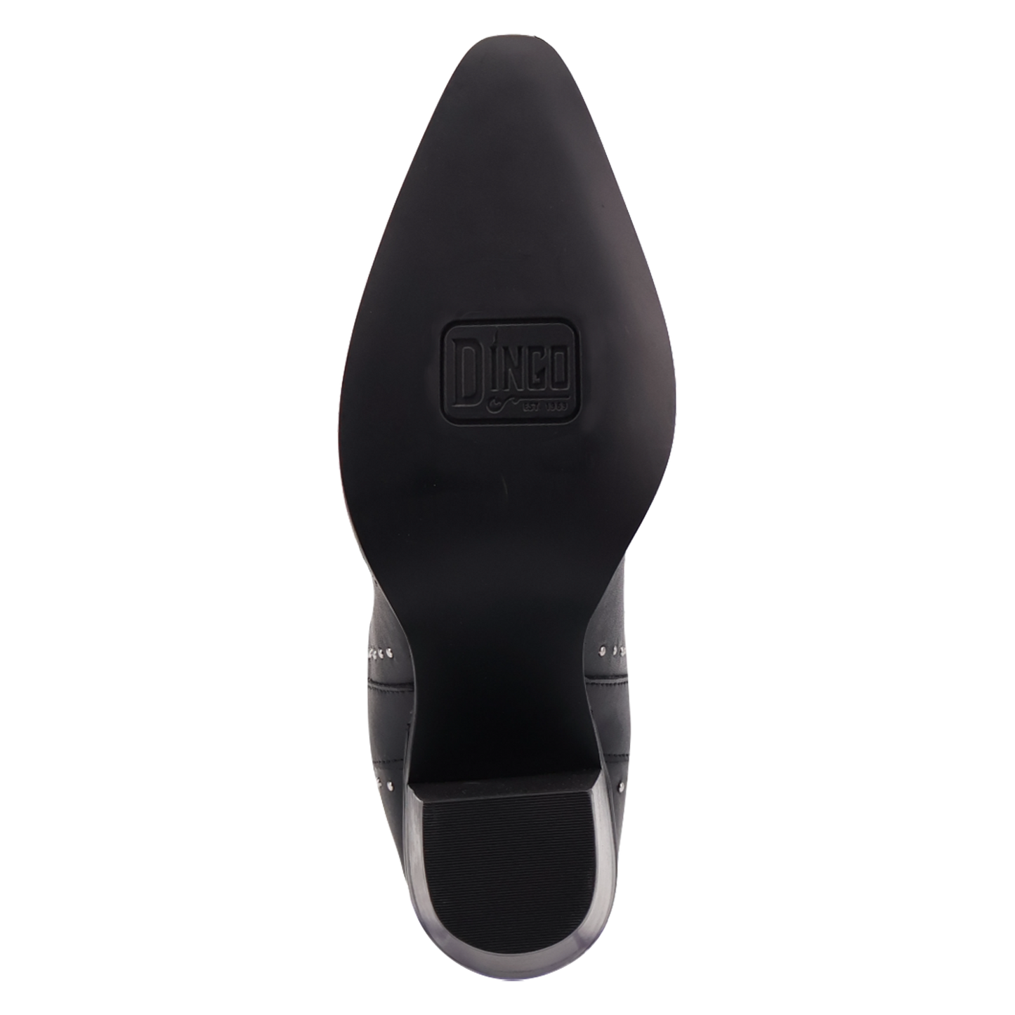 Dingo Ladies Untamed Black Cow Print Leather Boot DI2463-MU15