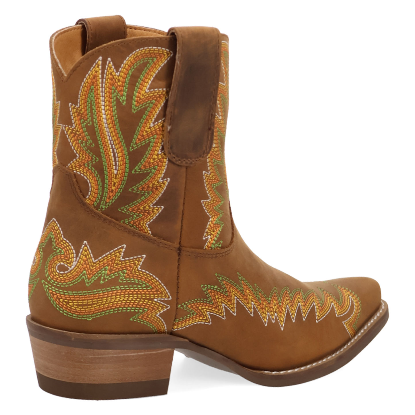 Dingo Ladies Laurel Brown Leather Western Bootie DI2464-BN