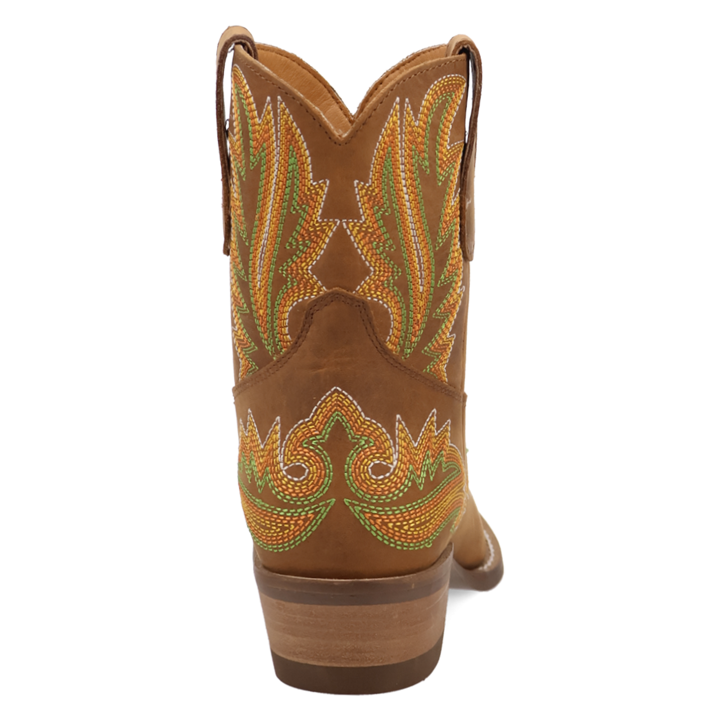 Dingo Ladies Laurel Brown Leather Western Bootie DI2464-BN