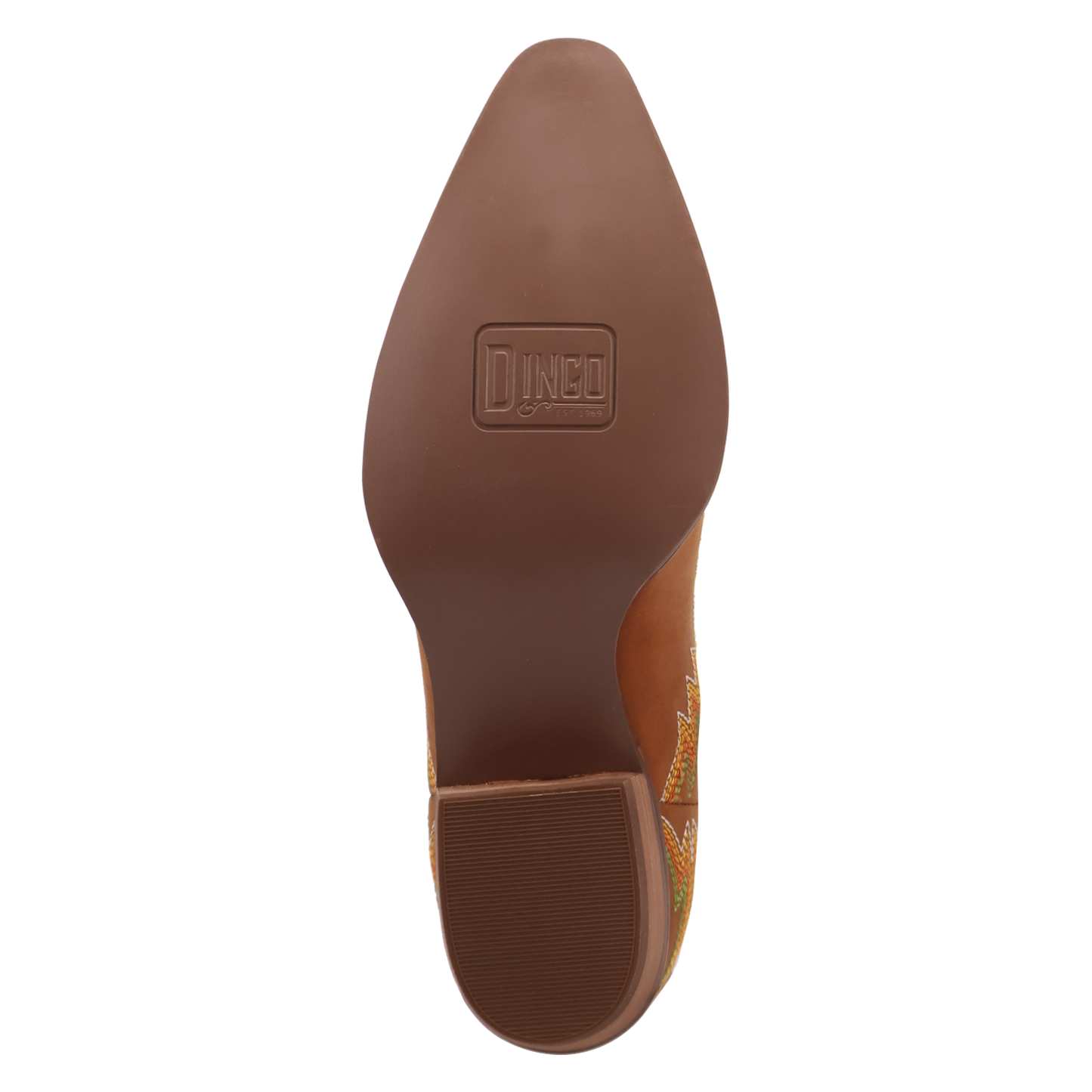 Dingo Ladies Laurel Brown Leather Western Bootie DI2464-BN