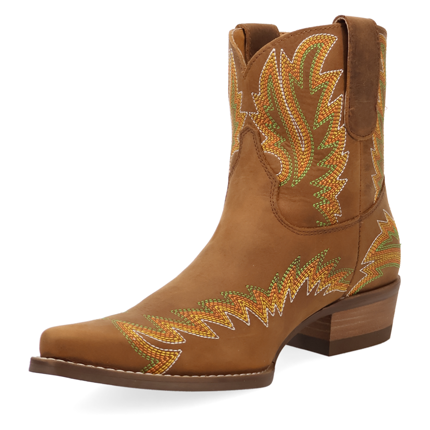 Dingo Ladies Laurel Brown Leather Western Bootie DI2464-BN