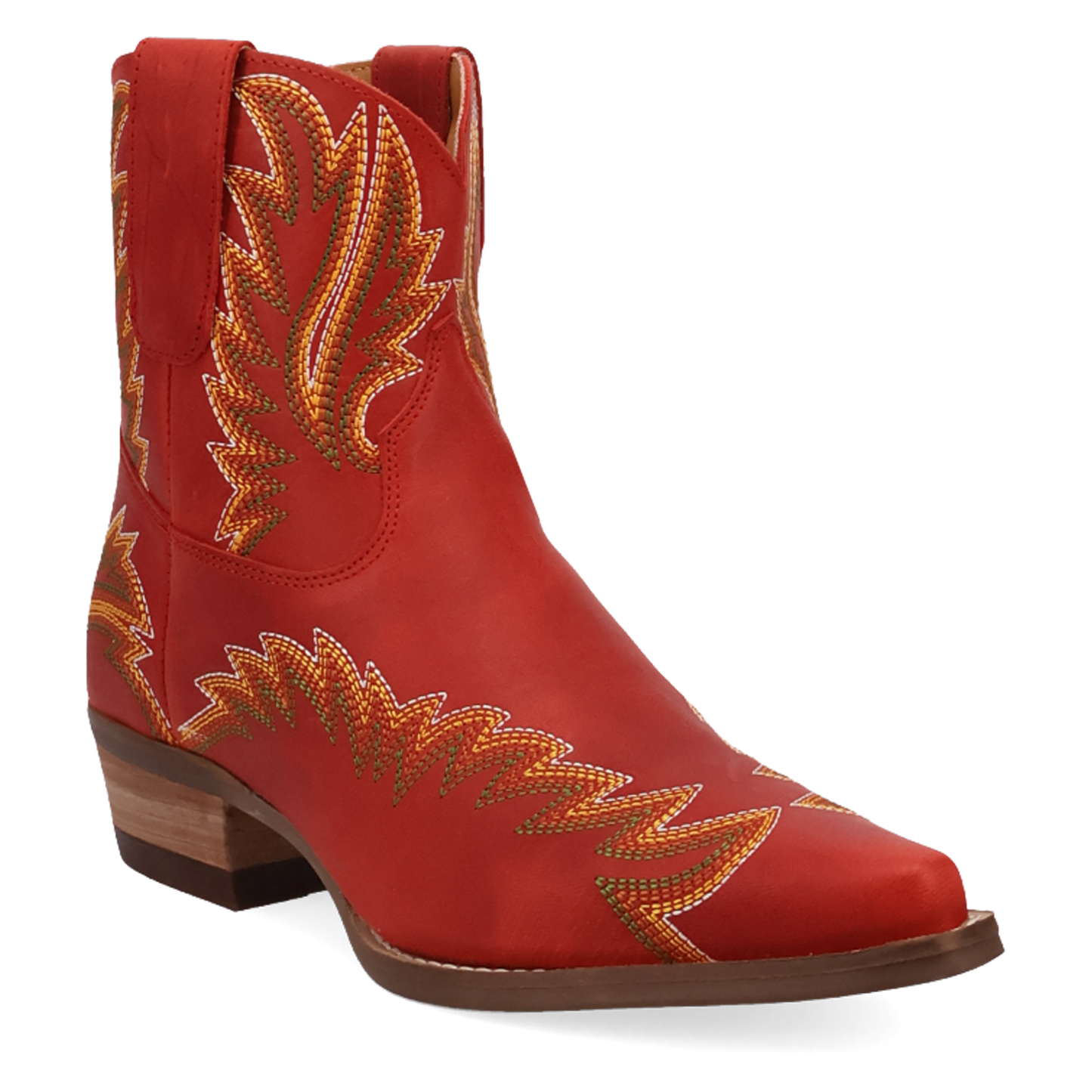 Dingo Ladies Laurel Red Leather Bootie DI2464-RD
