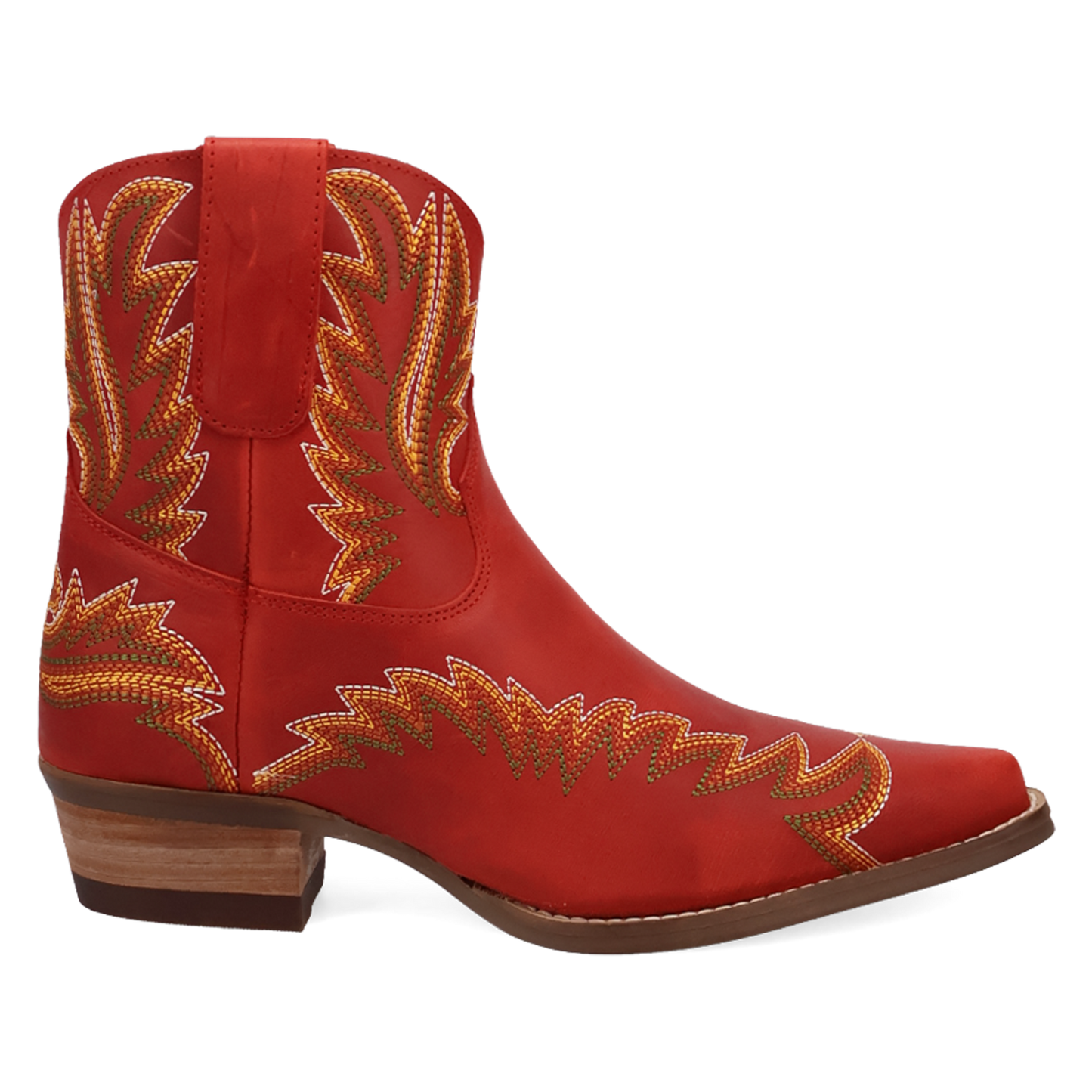 Dingo Ladies Laurel Red Leather Bootie DI2464-RD