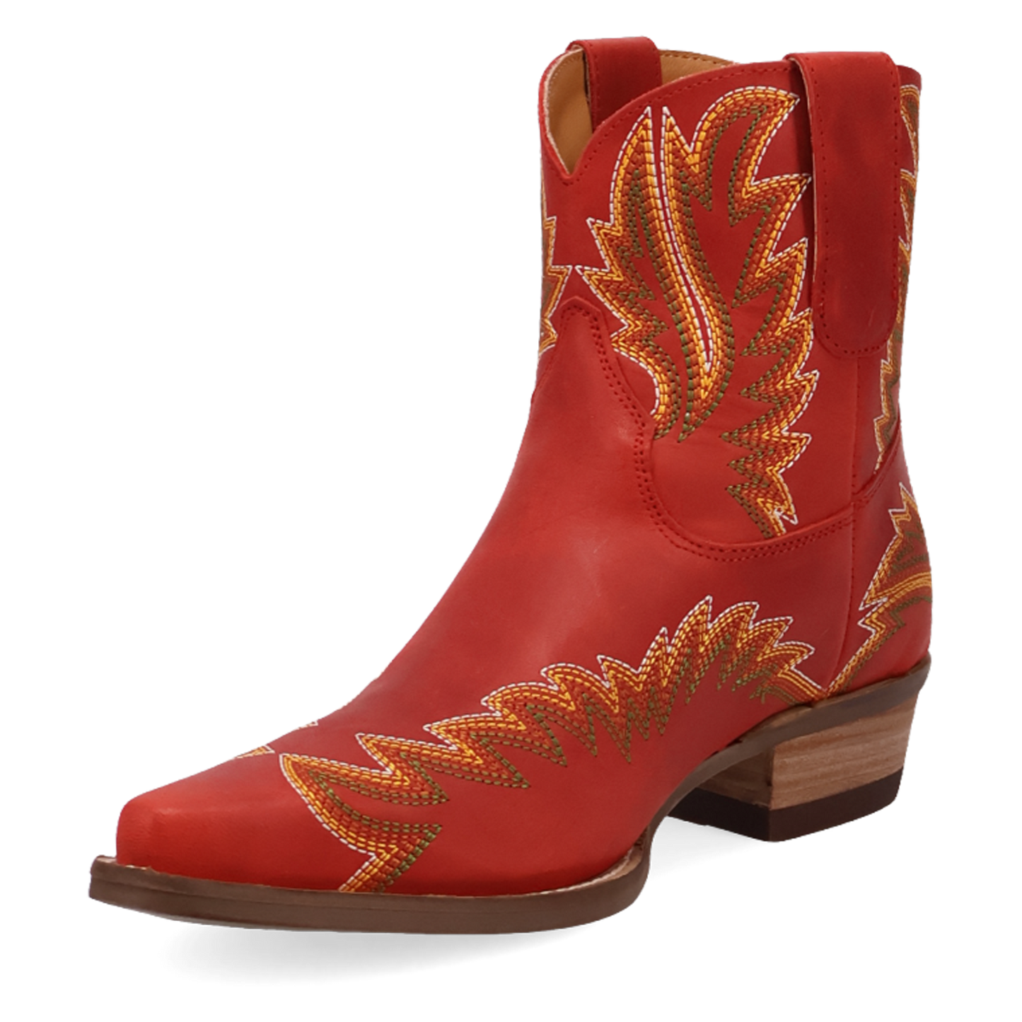 Dingo Ladies Laurel Red Leather Bootie DI2464-RD