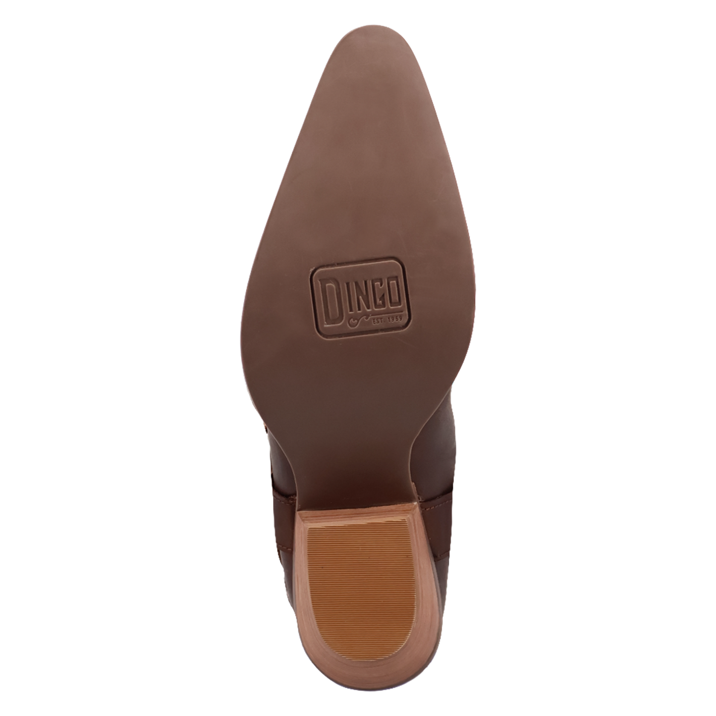 Dingo Ladies City Slicker Brown Leopard Tall Leather Western Boot DI2491-BN