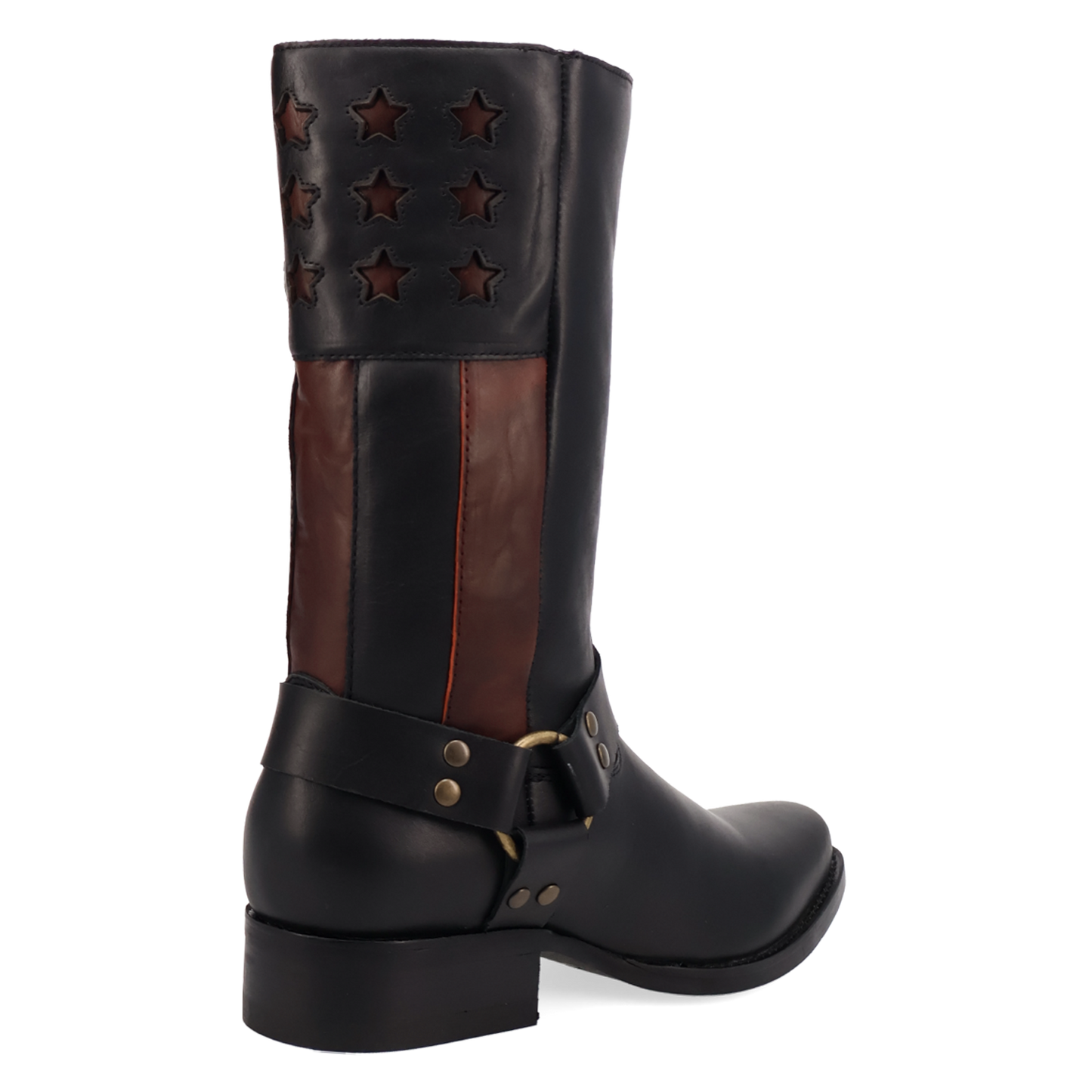 Dingo Men's Patriot Black Leather Harness Western Boot DI2609-BK