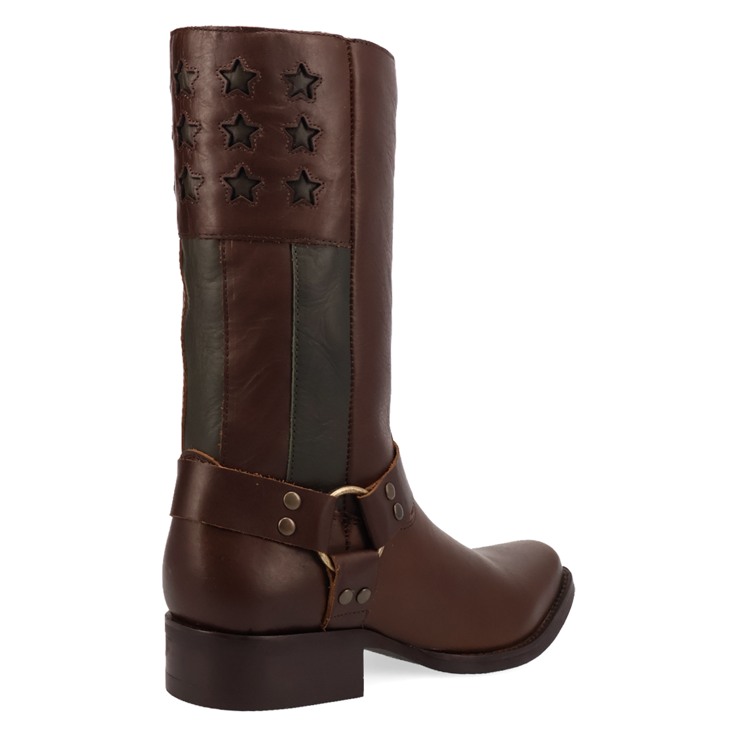 Dingo Men's Patriot Brown Leather Harness Western Boot DI2609-BN