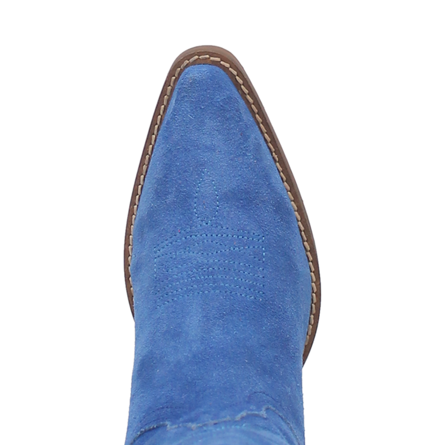 Dingo Ladies Out West Blue Suede Leather Snip Toe Boot DI920-BL