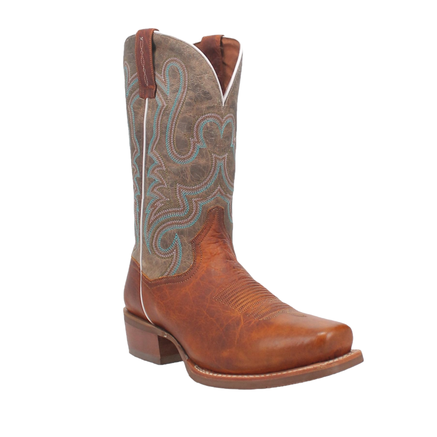 Dan Post® Men's Embroidered Leather Brown Western Boots DP2482