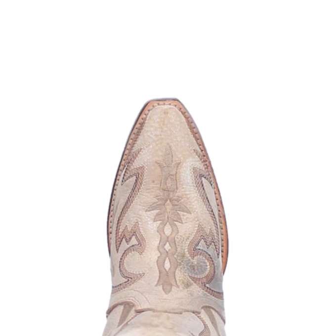 Dan Post Ladies Silvie Bone Leather Snip Toe Tall Western Boots DP4276