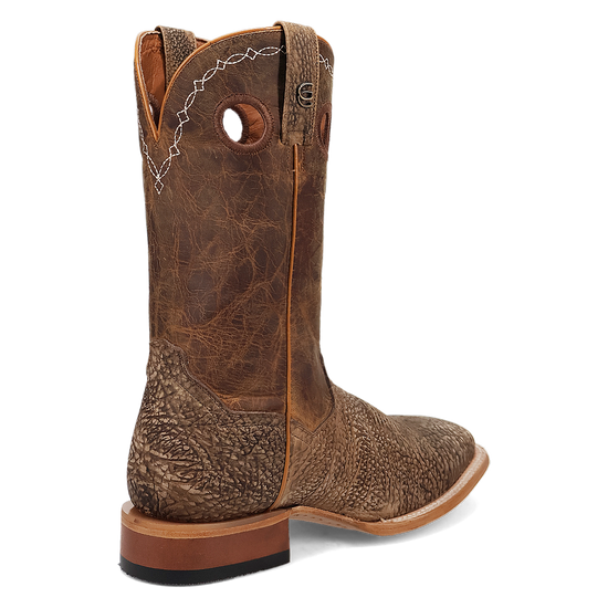 Dan Post Men's Murray Brown Bison Leather Square Toe Boots DP5036