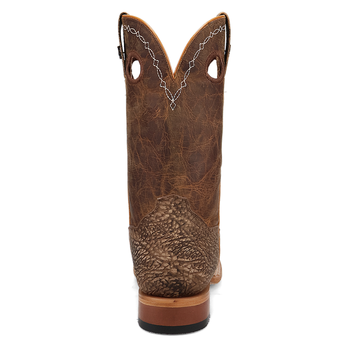 Dan Post Men's Murray Brown Bison Leather Square Toe Boots DP5036