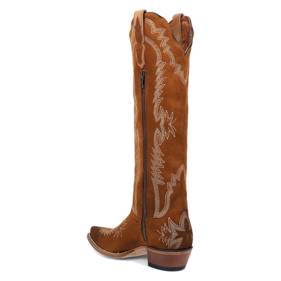 Dan Post Ladies Marlowe Tan Suede Leather Tall Boots DP5109