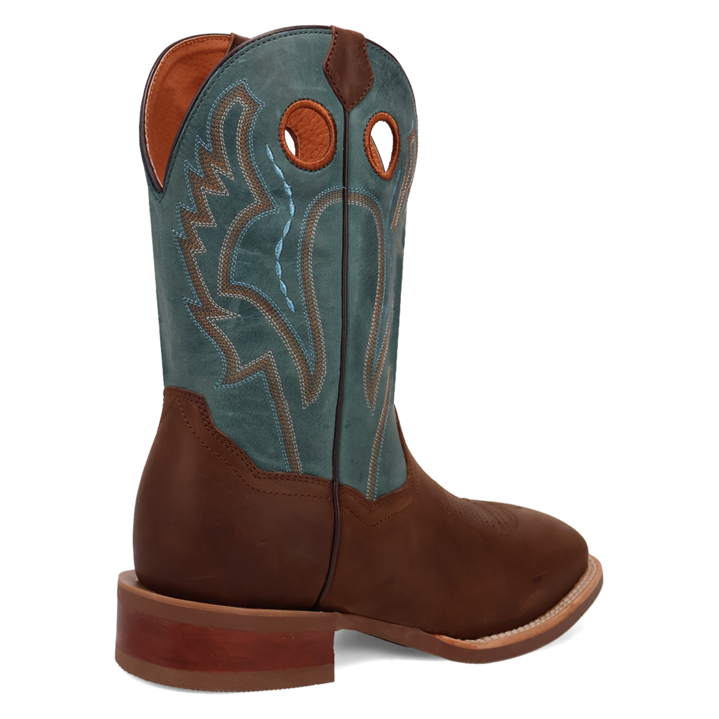 Dan Post Men's Leighton Leather Brown & Blue Western Boot DP5173