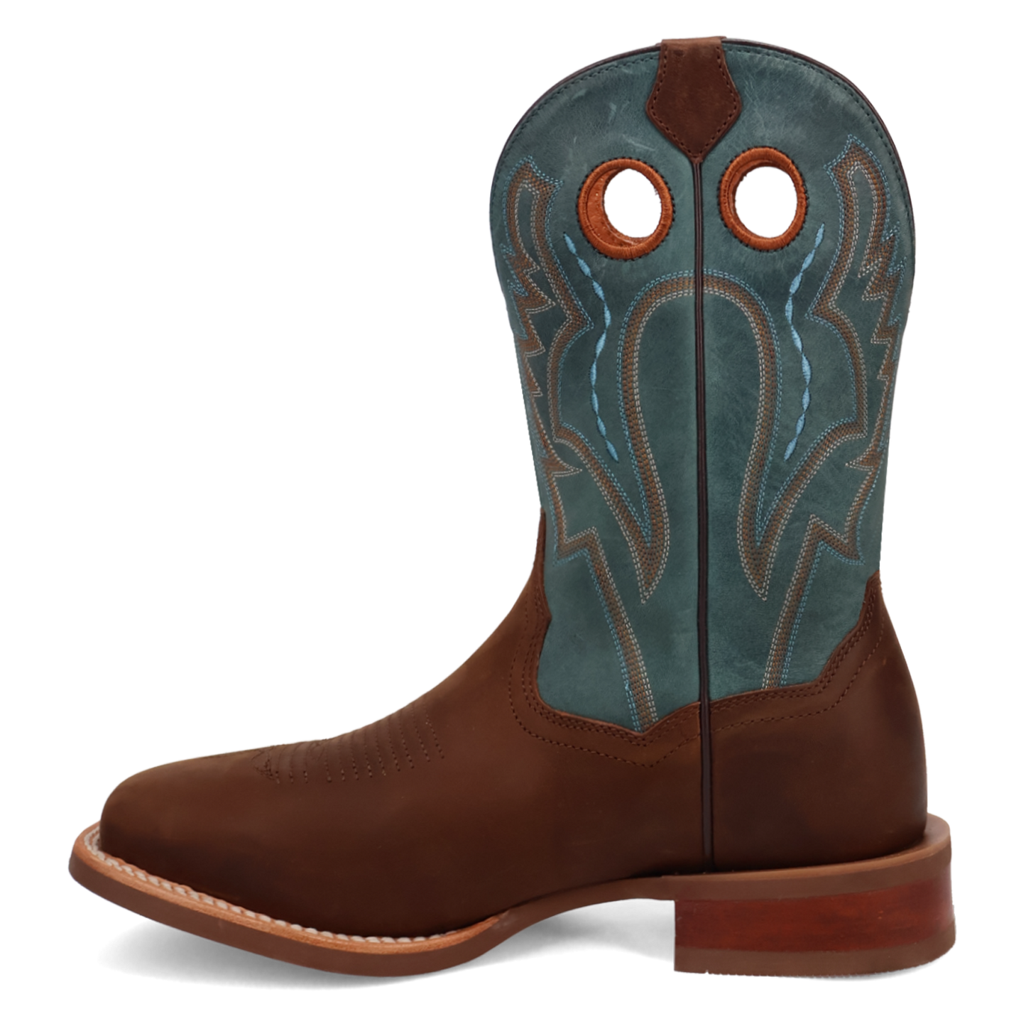 Dan Post Men's Leighton Leather Brown & Blue Western Boot DP5173