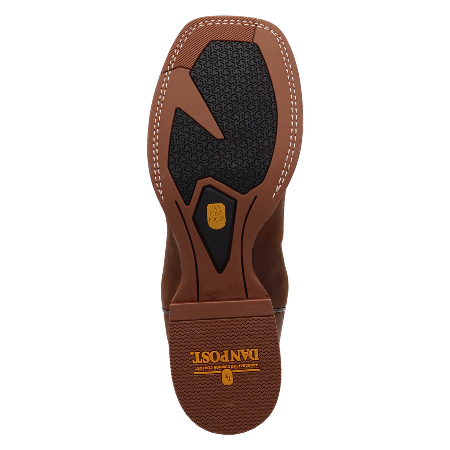 Dan Post Men's Leighton Leather Brown & Blue Western Boot DP5173