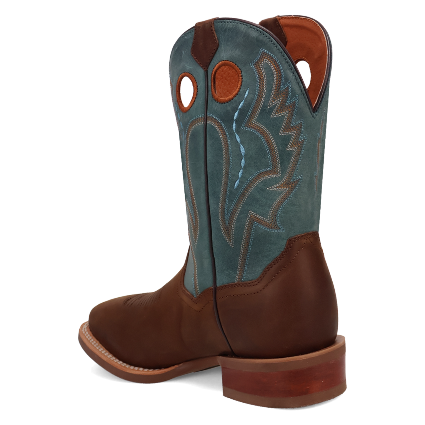 Dan Post Men's Leighton Leather Brown & Blue Western Boot DP5173