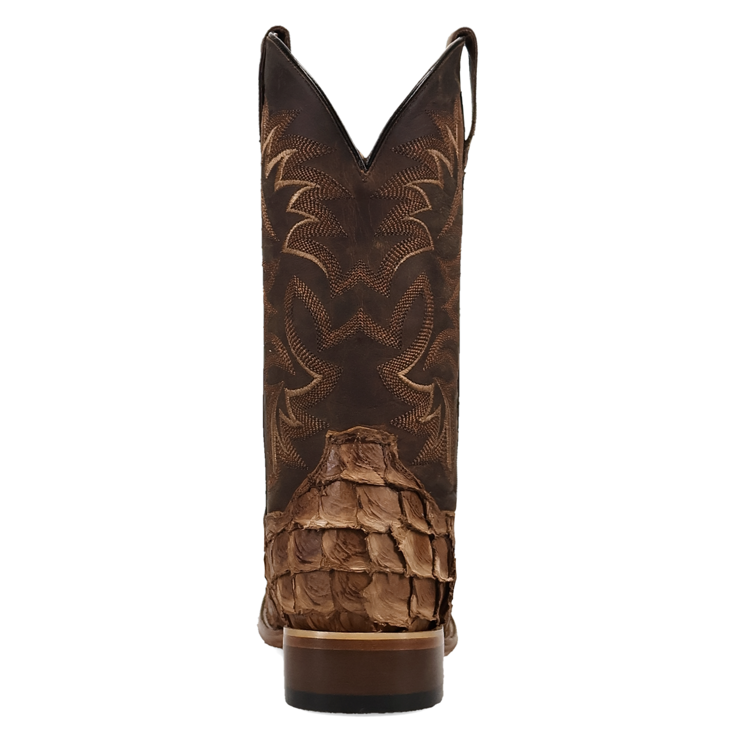 Dan Post Men's Marc Pirarucu Tan & Chocolate Western Boot DP5270