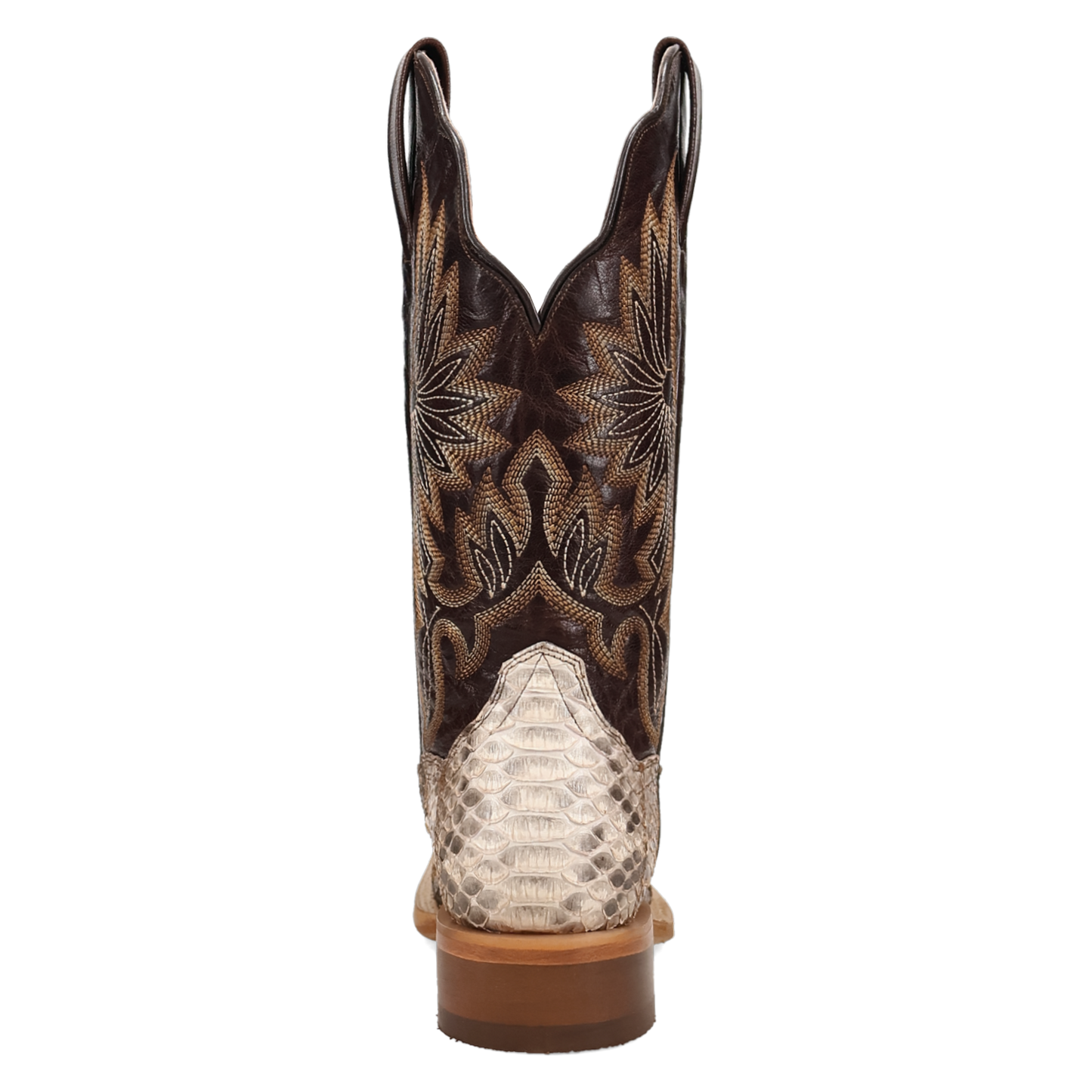 Dan Post Ladies Amara Python Natural & Chocolate Western Boot DP5282