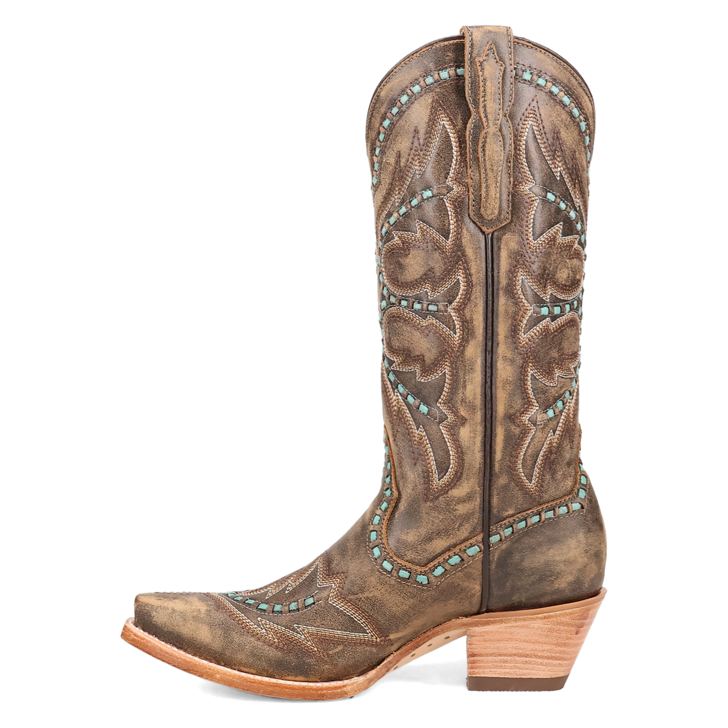 Dan Post Ladies Honey Brown Mesa Leather Western Boots DP7054