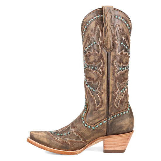 Dan Post Ladies Honey Brown Mesa Leather Western Boots DP7054