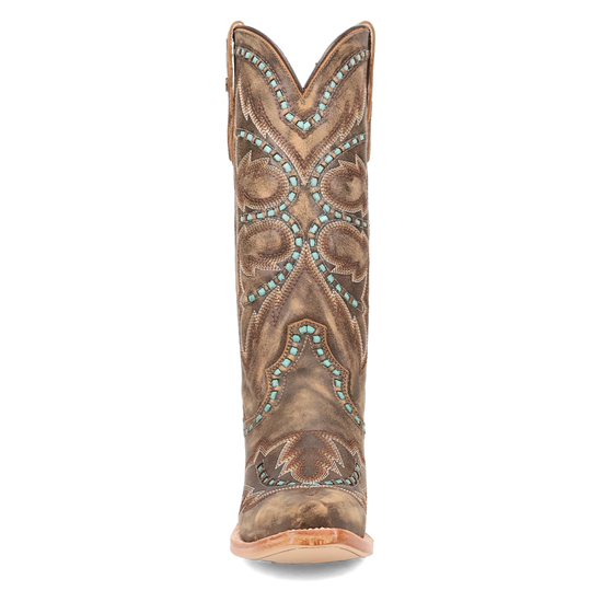 Dan Post Ladies Honey Brown Mesa Leather Western Boots DP7054