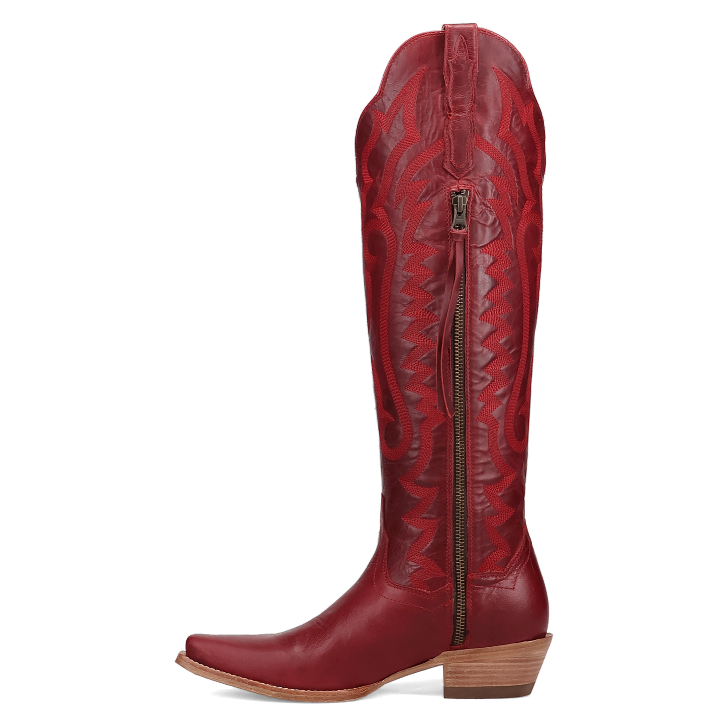 Dan Post Ladies Heartland Red Leather Tall Western Boot DP7104