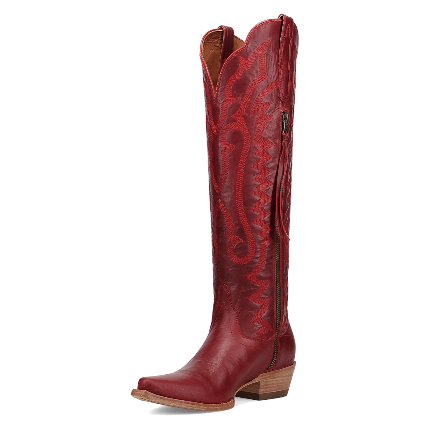 Dan Post Ladies Heartland Red Leather Tall Western Boot DP7104