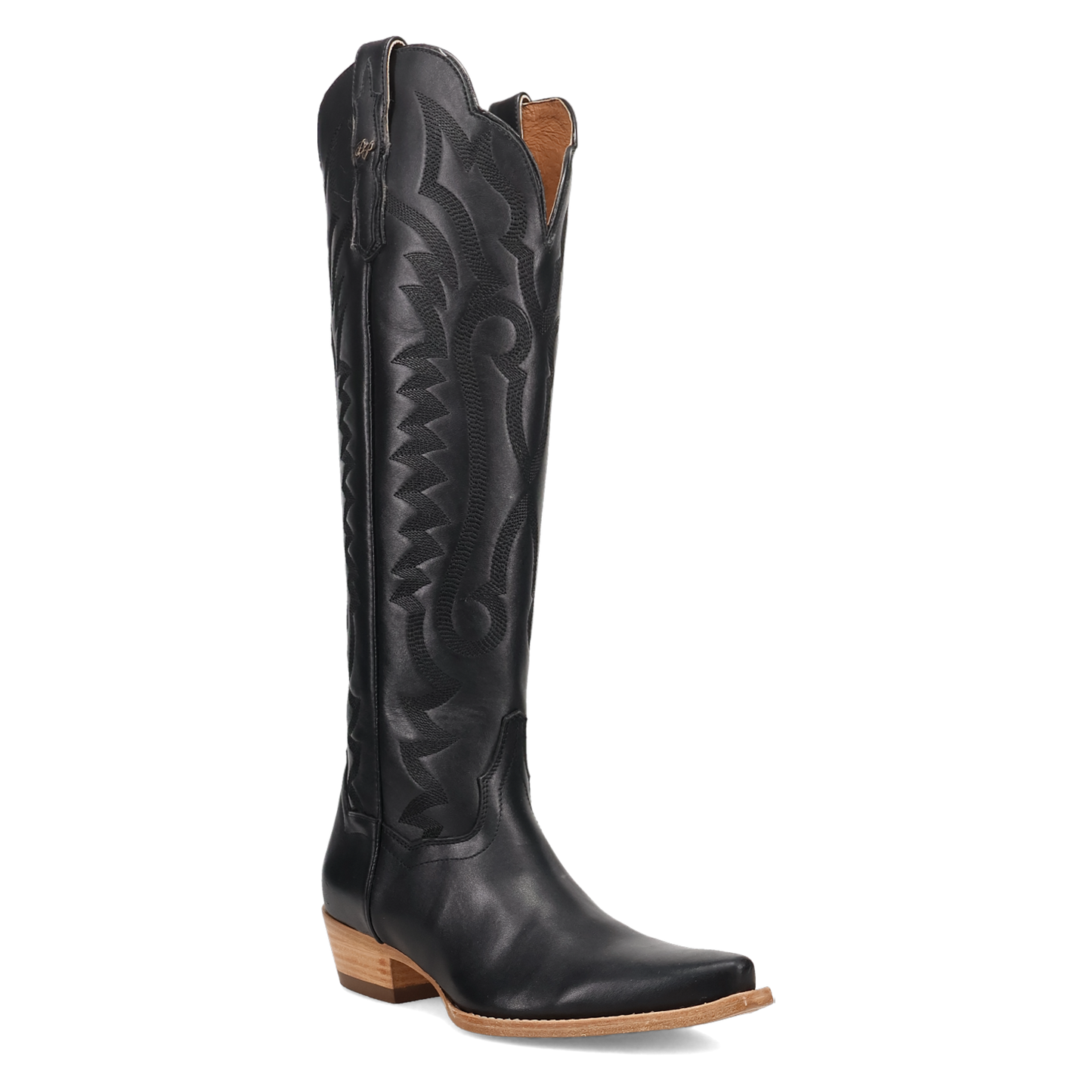 Dan Post Ladies Heartland Black Leather Tall Western Boot DP7107